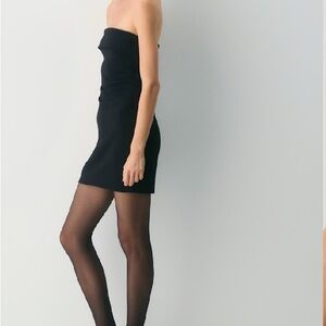 Aritzia Figureknit Strapless Micro Mini Dress- NWT